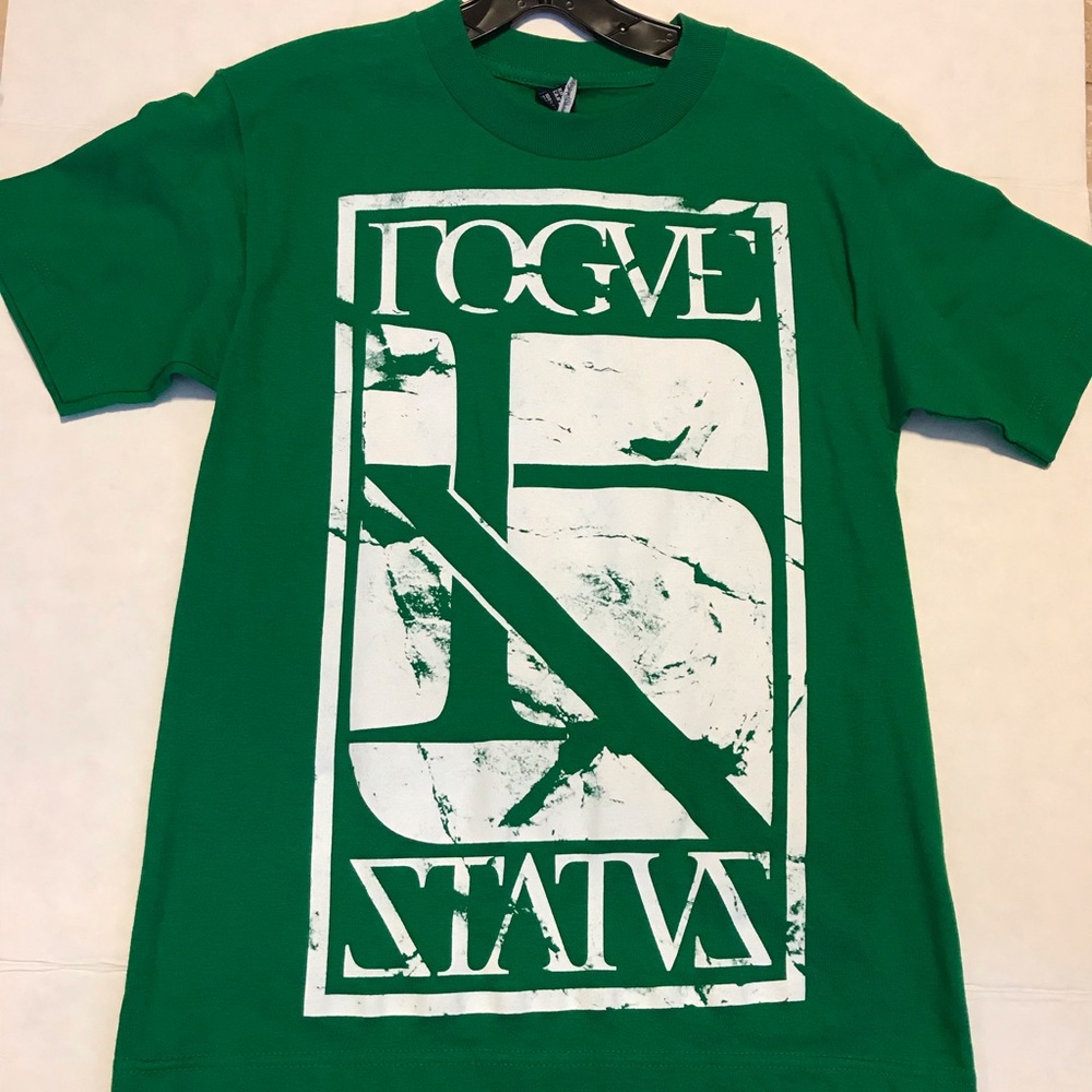 ROGUE STATUS GREEN LOGO TEE T SHIRT NEW GUYS